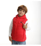 Gilet Chauffant à Capuche Enfant - 8 Zones Thermiques USB