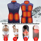 Veste sans manches chauffante femme - Graphène USB