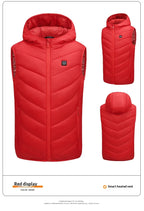 Gilet Chauffant à Capuche Enfant - 8 Zones Thermiques USB