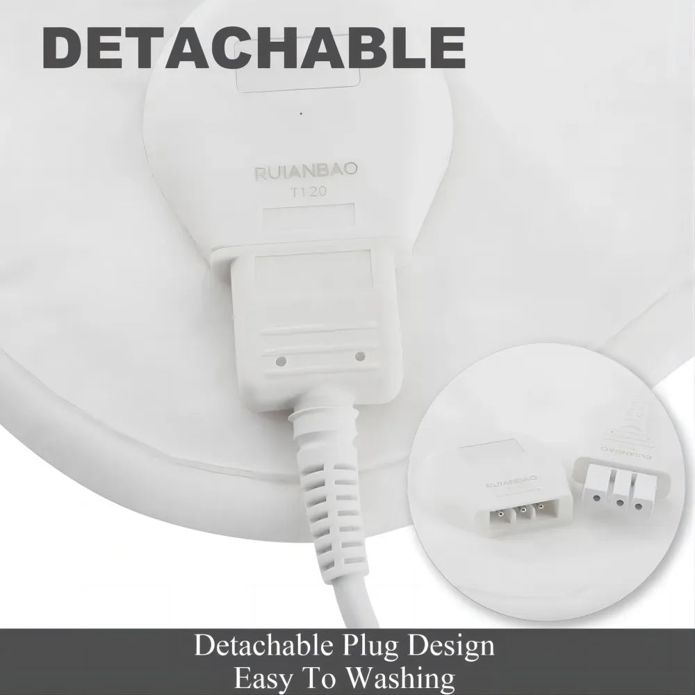 Surmatelas chauffant double épaisseur (150×80 cm)