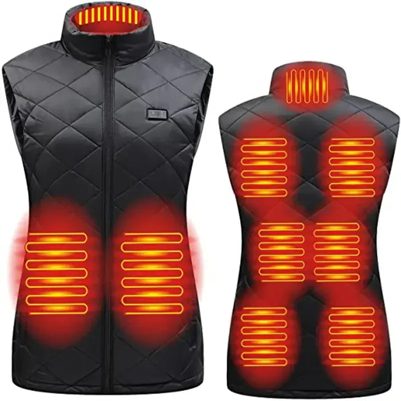 Veste sans manches chauffante femme - Graphène USB