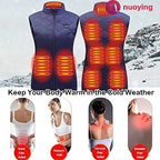 Veste sans manches chauffante femme - Graphène USB