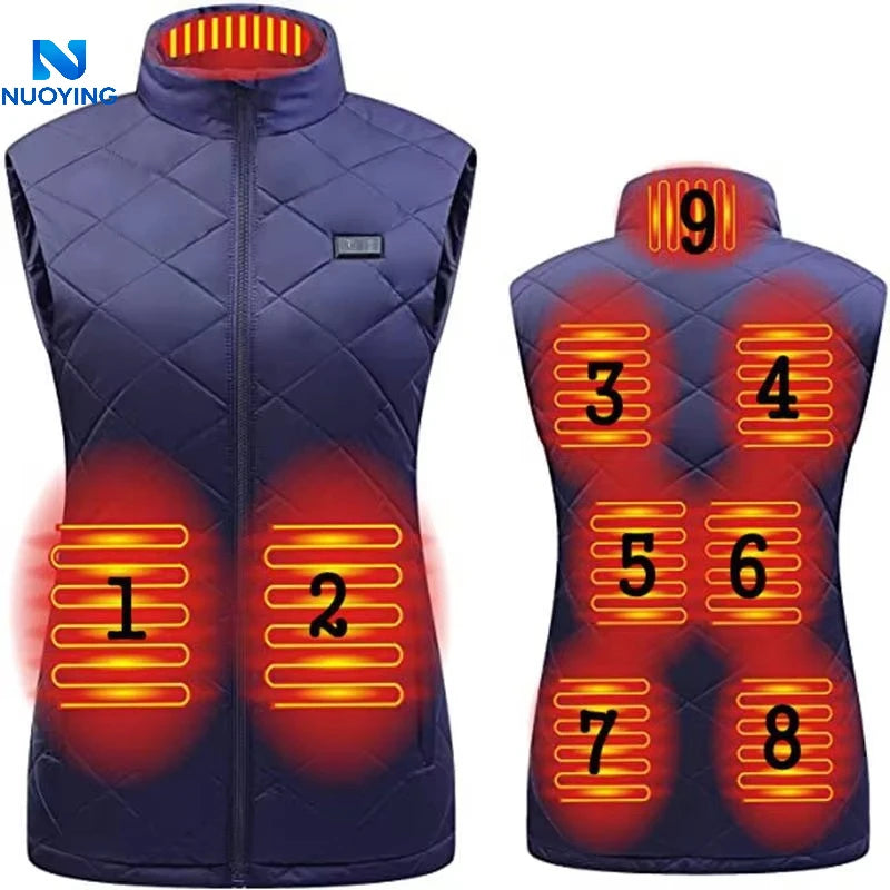 Veste sans manches chauffante femme - Graphène USB