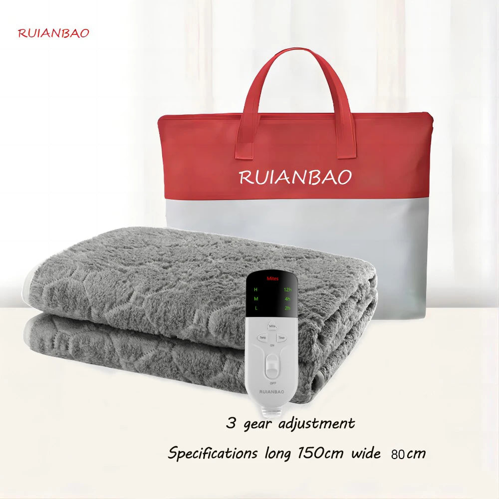 Surmatelas chauffant double épaisseur (150×80 cm)