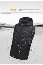 Gilet Chauffant à Capuche Enfant - 8 Zones Thermiques USB