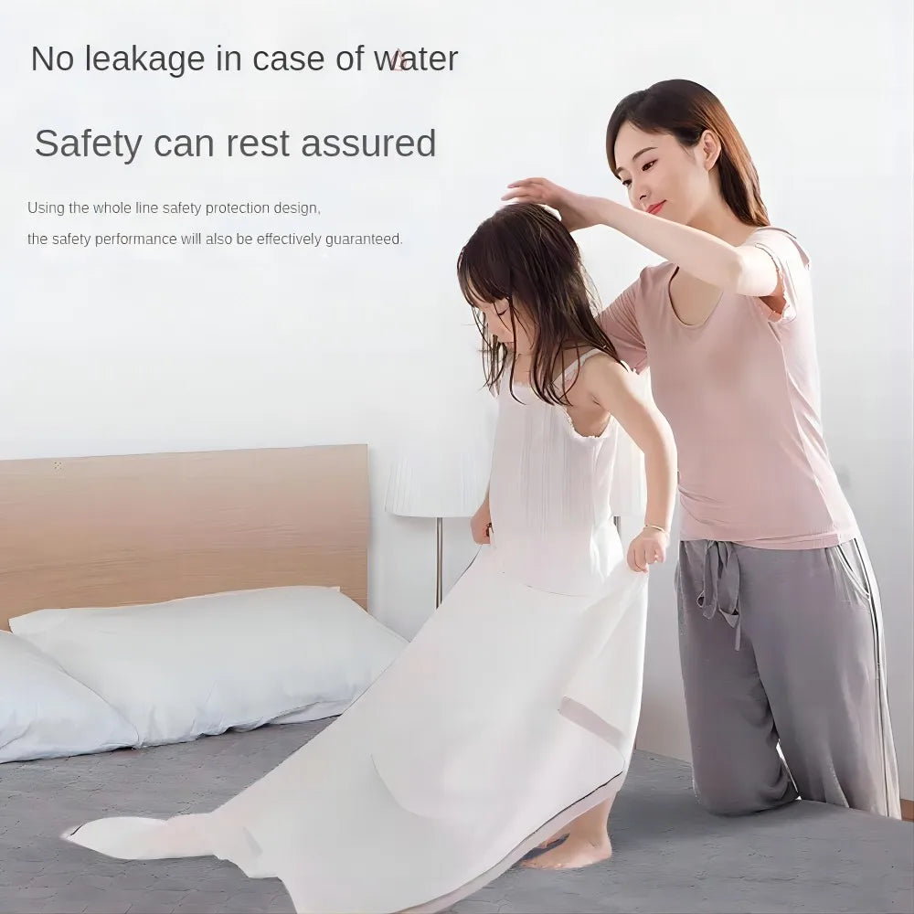 Surmatelas chauffant double épaisseur (150×80 cm)