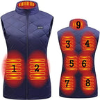 Veste sans manches chauffante femme - Graphène USB