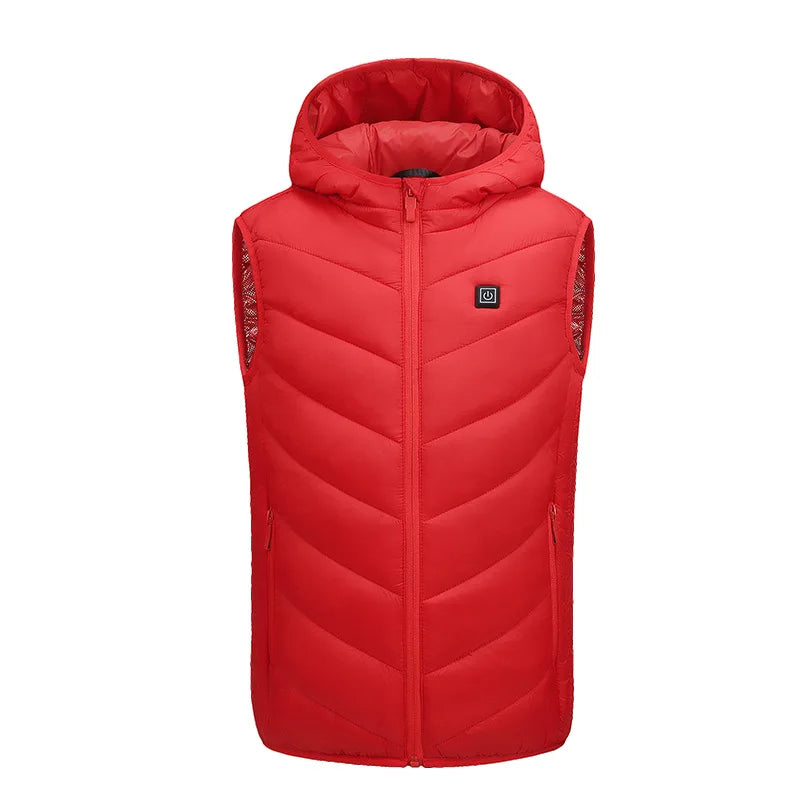 Gilet Chauffant à Capuche Enfant - 8 Zones Thermiques USB