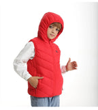 Gilet Chauffant à Capuche Enfant - 8 Zones Thermiques USB