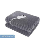 Grande couverture chauffante en flanelle douce - 9 niveaux (160×130 cm)