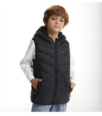 Gilet Chauffant à Capuche Enfant - 8 Zones Thermiques USB
