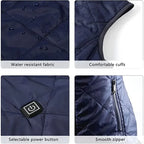 Veste sans manches chauffante femme - Graphène USB