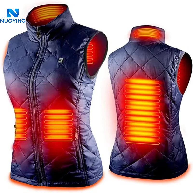 Veste sans manches chauffante femme - Graphène USB