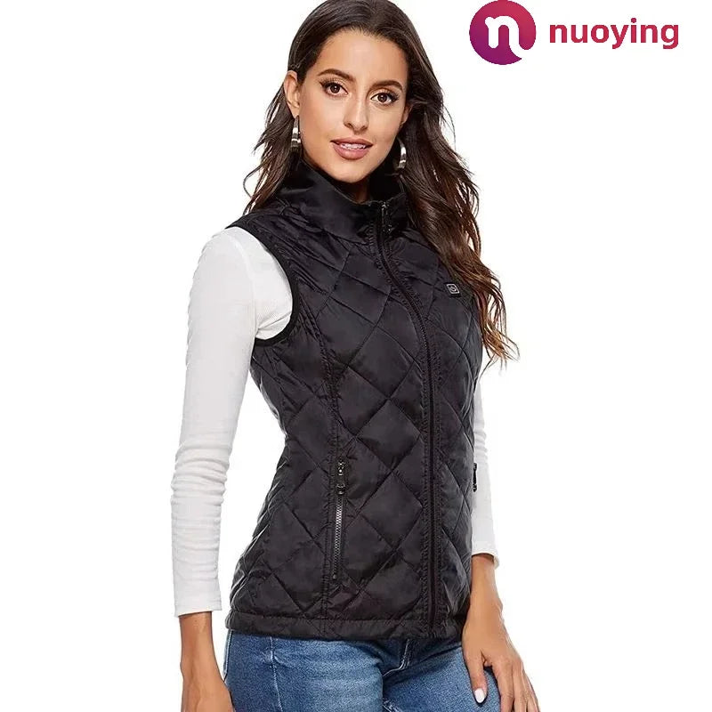 Veste sans manches chauffante femme - Graphène USB